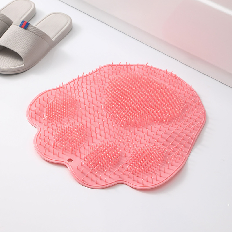 Foot Washing, Bathing, Back Scrubbing Massage Pad, Suction Cup Pad, Foot Sole Exfoliation, Foot Washing Brush, Bathroom Floor Non-Slip Exfoliation