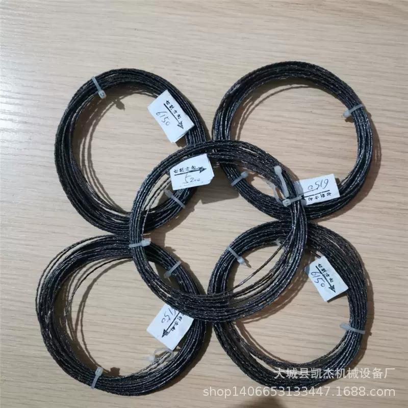 黑色双锋钢丝线刀聚氨酯岩棉水泥发泡匀质板线锯eva双刃切割丝刀