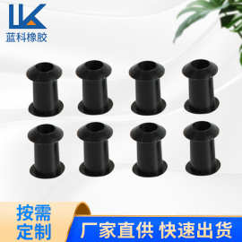 多规格橡胶制品 橡胶穿线套过线套加工异性件橡胶垫硅胶套工业用