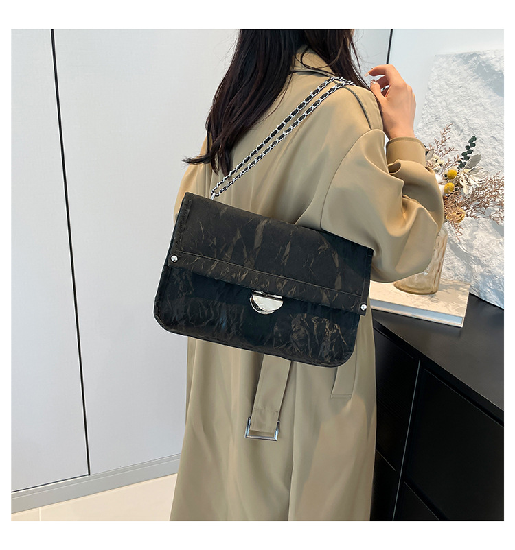 Lille niche med stor kapacitet til kvinder 2024 ny afslappet kædearmhuletaske, moderigtig og alsidig enkelt skulder_voghion.com