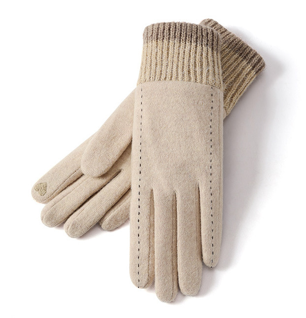 카키(캐시미어 니트 골지)