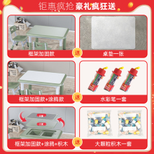 儿童桌椅套装吃饭塑料画画宝宝可幼儿园游戏桌写字桌升降桌子家用