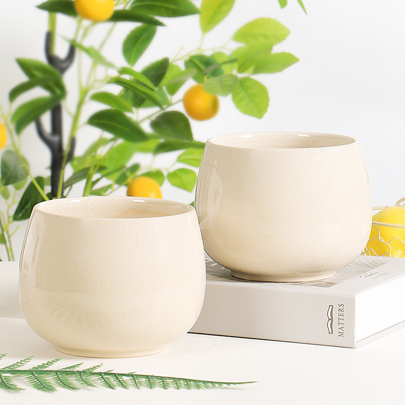 Ceramic Flower Pot Large Green Plant Pot Nordic Simple Stoneware Plant Pot Household Balcony Desktop Clivia Flower Pot Ceramic Flower Pot Large Green Plant Pot Nordic Simple Stoneware Plant Pot Household Balcony Desktop Clivia Flower Pot