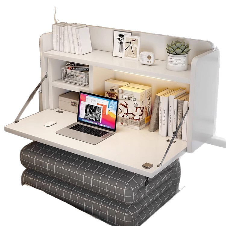 Escritorio en la cama dormitorio de estudiantes universitarios artefactos escritorio de computadora portátil dormitorio colgando tabla plegable perezosa