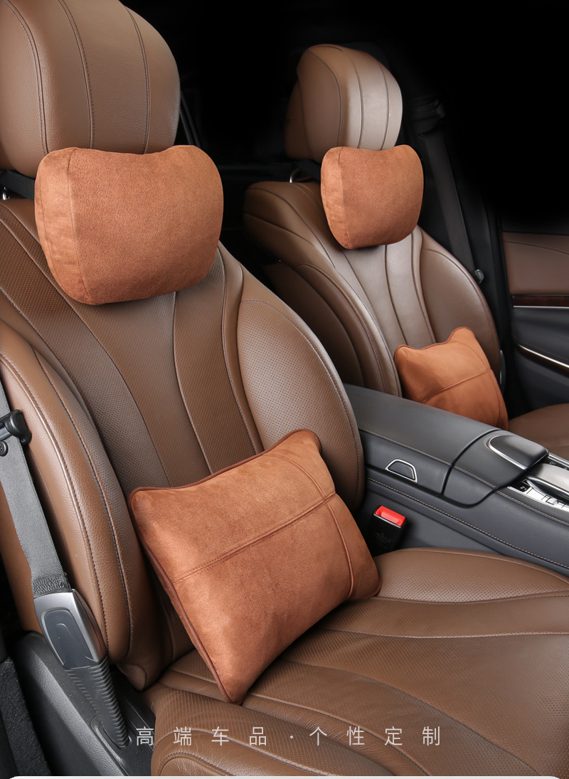 Car Headrest Lumbar Cushion Memory Foam Car Cushion Lumbar Back Cushion Lumbar Pillow Back Cushion Car Neck Pillow Cushion