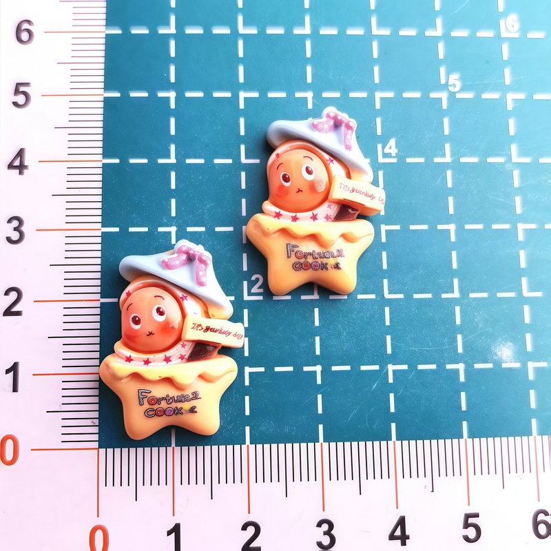 小号星星人奶油胶树脂diy饰品发夹洞洞鞋扣手机壳水杯钥匙扣配件|undefined