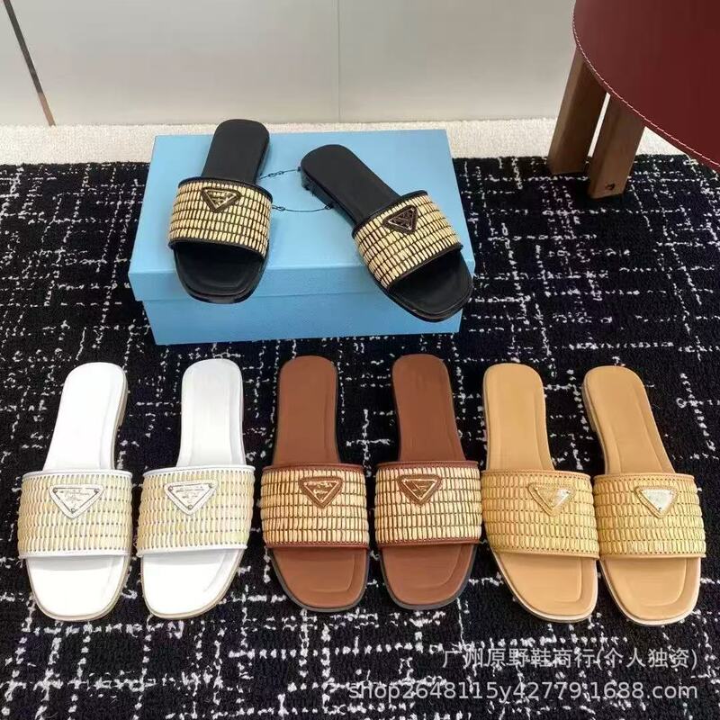 P Brand Woven Flat Sandals for Women, New Summer Style, Round-Toe, Fashionable, Versatile, Casual Loafers, Birkenstock Shoes P Brand Woven Flat Sandals for Women, New Summer Style, Round-Toe, Fashionable, Versatile, Casual Loafers, Birkenstock Shoes