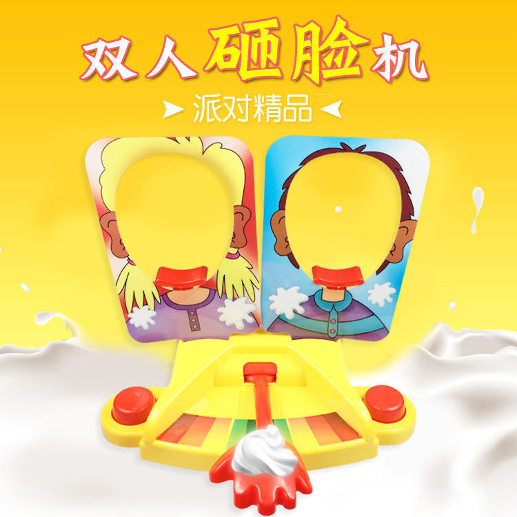 Juguete de máquina de pastel “cara de la abuela” viral en TikTok, divertido truco FAE, en stock