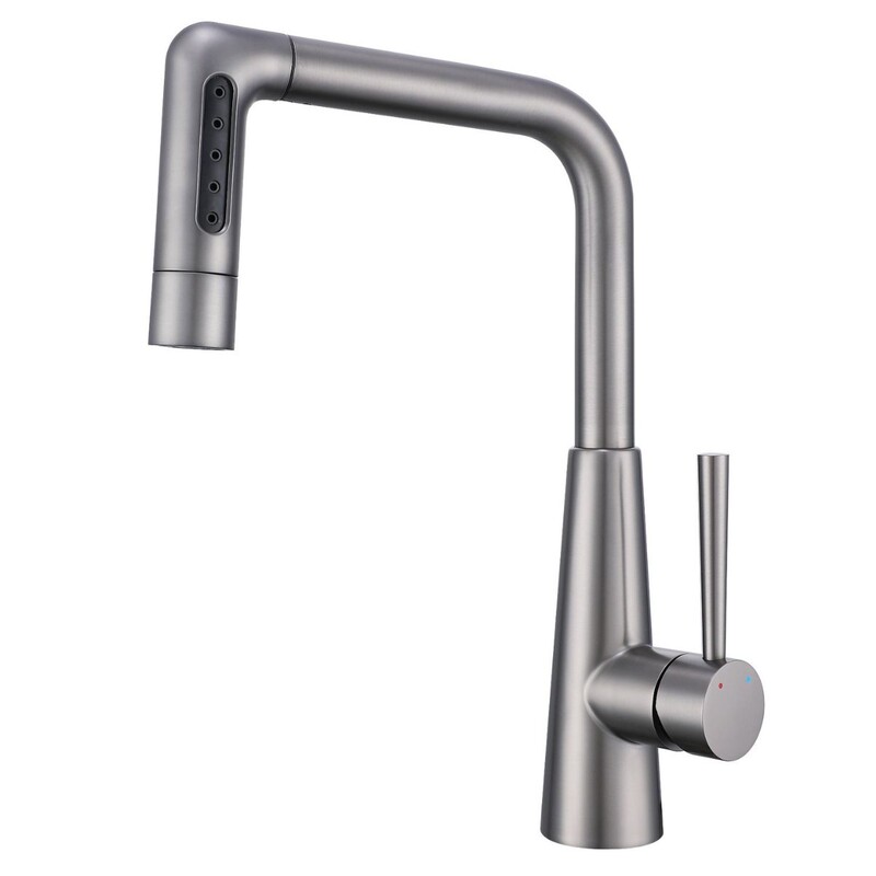 Multi-functional hot and cold faucet intelligent infrared induction hot and cold pull-out faucet vegetable basin sink for kitchen