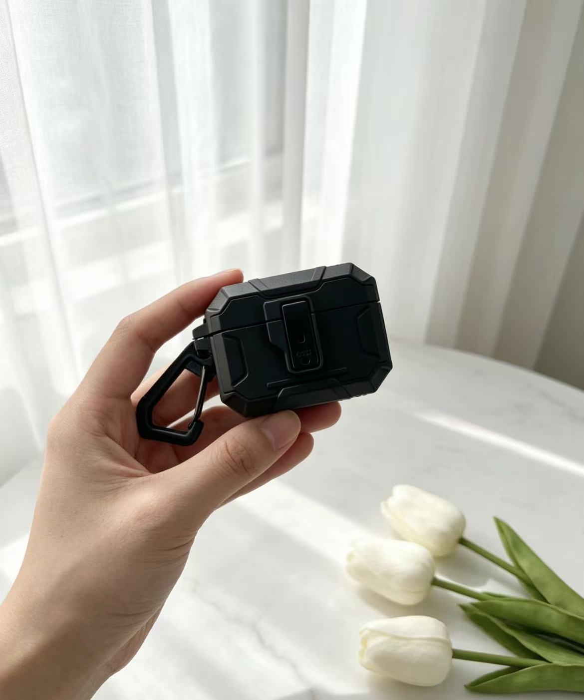 Armadura armada casca de auriculares para Apple Airpods pro2 Bluetooth un botón cubierta elástica de la nueva funda de la Liga de la Liga