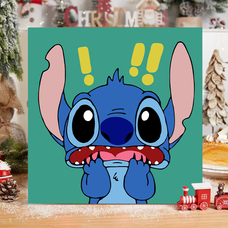 Disney DIY serie de animación de pintura al óleo digital Pokémon niños simple relleno de pintura al óleo fábrica al por mayor