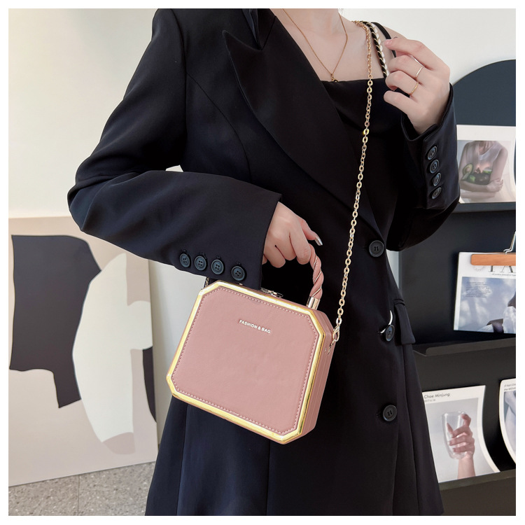 Square Shape Small Size Women's Small Summer Pu Leather Elegant Square Bag
