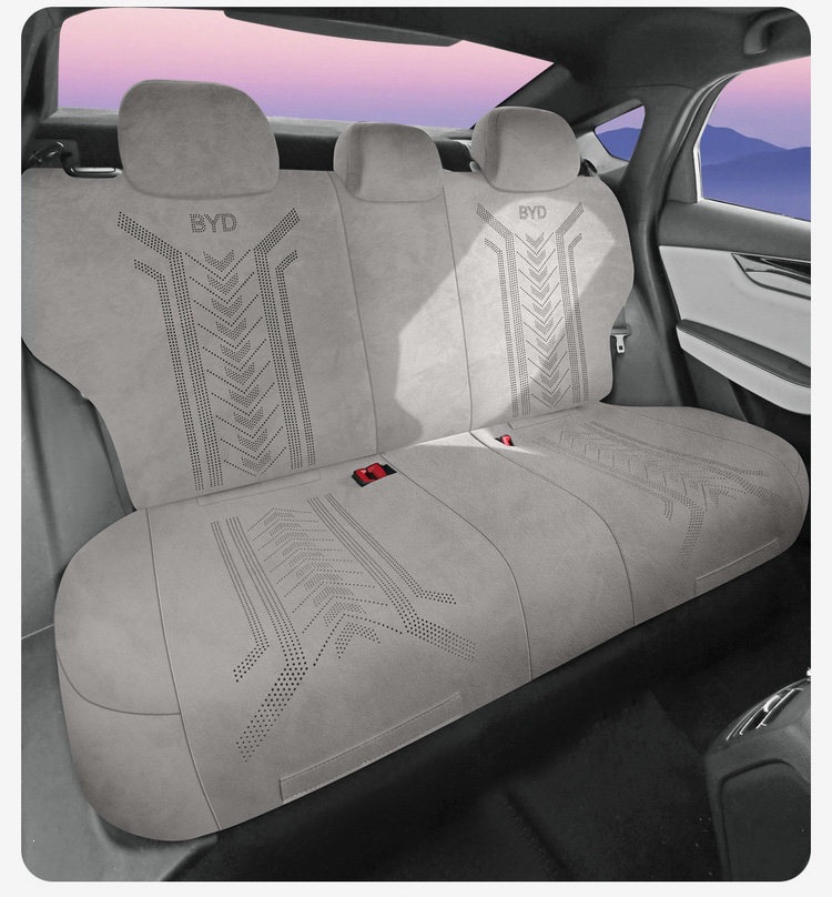 BYD Qin PLUS special seat covers, fully enclosed, made of Ramus material, breathable and perforated for ventilation