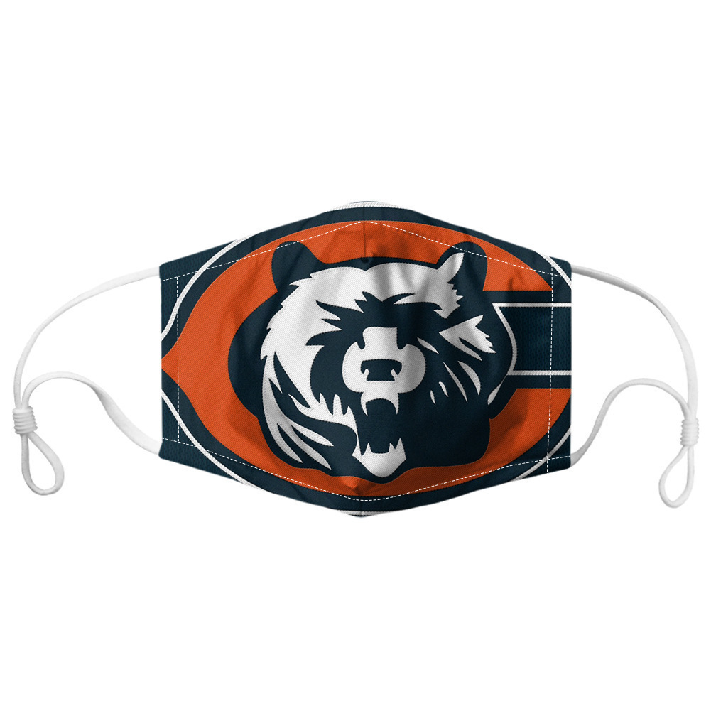 Máscara estándar del equipo de la NFL Football League, máscara a prueba de polvo, filtro intercambiable, máscara de lavado repetida para determinar Z