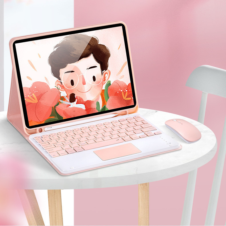 For iPad 10.2 touch Bluetooth keyboard protective case ipadair4 pro11 Bluetooth keyboard protective case