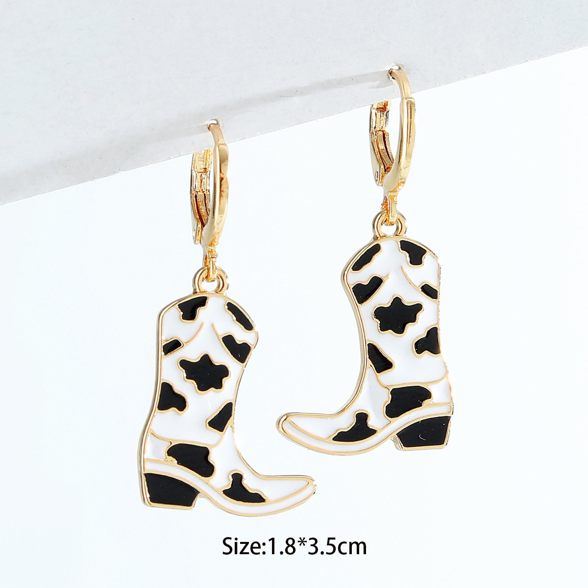 Fashionable Cowboy Boots Earrings