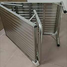 不锈钢折叠床办公室加厚加固午休午睡收纳轻便简易单人床拼接床板