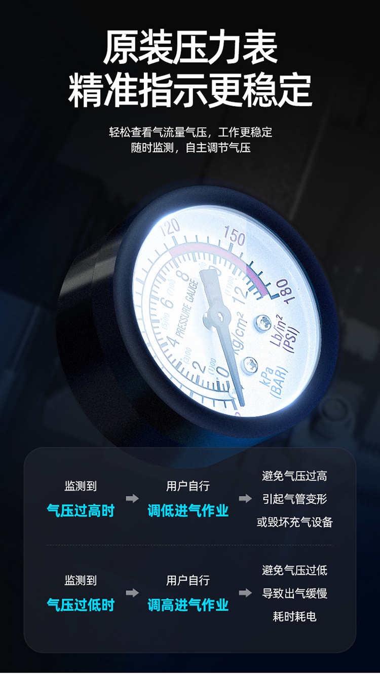 Yuchai air compressor bass oil-free air pump small 220V industrial grade portable high pressure air pump air compressor