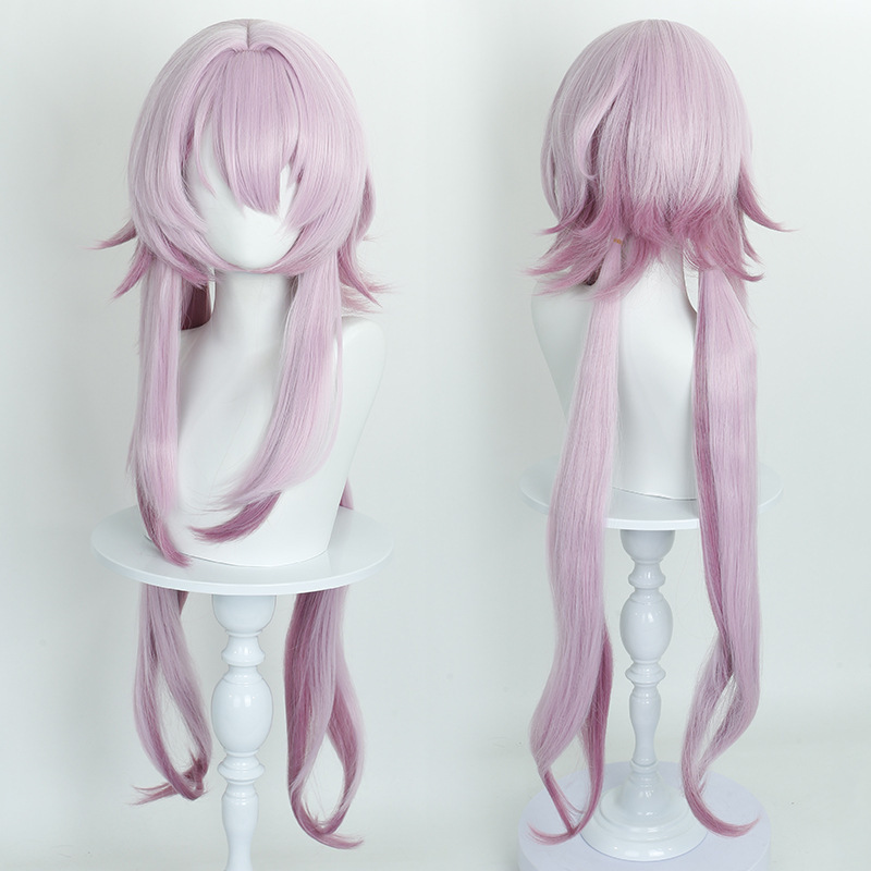 Cardigan Honkai Star Rail March 7 Long Night Moon Cos Wig Artificial Scalp Top Gradient Wig