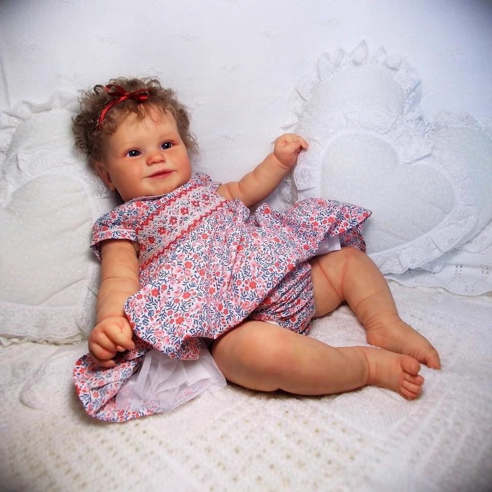 60cm simulación de bebé renacido muñeca niño de seda venosa de la sangre visible transfronteriza suministro de comercio electrónico