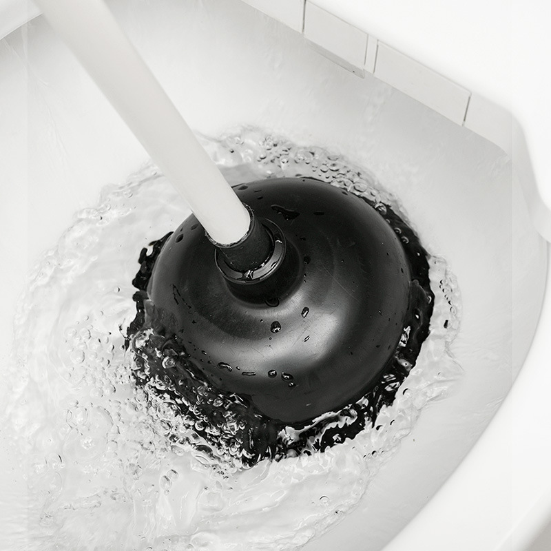 Toilet dredge, toilet suction cup, toilet sewer dredge, leather handle, water handle L