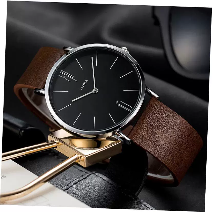 Лидер продаж YAZOLE, мужские часы 2023, модные простые мужские часы