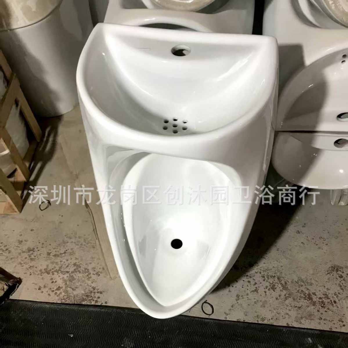 Nuevo urinario doméstico con lavabo de mano urinario 2 - en - 1 de ahorro de agua urinario de inducción de pared para hombre