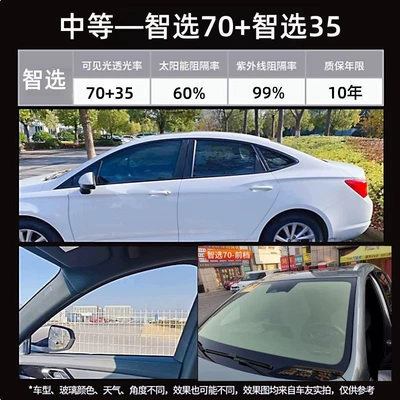 Car Film Car Glass Film Full: Automotive Film - dragon-film-solar-film-full-car-package-smart-choice-70-smart-choice-35-low-privacy