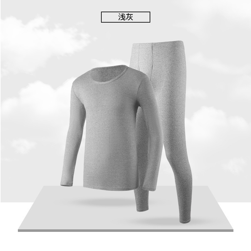 DeRong 秋服と秋パンツ、薄いベルベットと厚いレギンス、メンズスーツ、レディースサーマル下着、サーマルパンツ|undefined