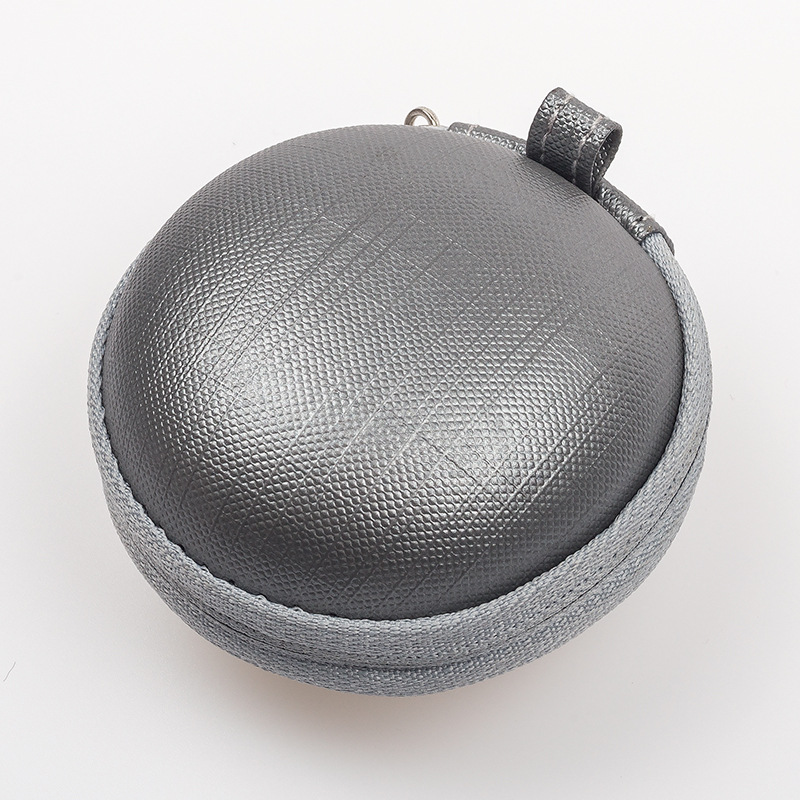 圆形eva耳机包数据线U盘包装盒无线蓝牙耳机盒电子产品拉链包定制|ms