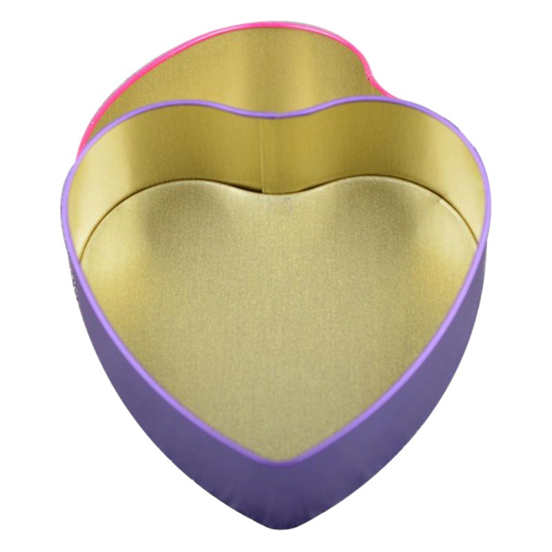 Caja de dulces de hojalata de regreso de la boda creativa caja de hierro en forma de corazón grande color de caramelo puede contener fabricante de caja de hierro de cigarrillos en stock