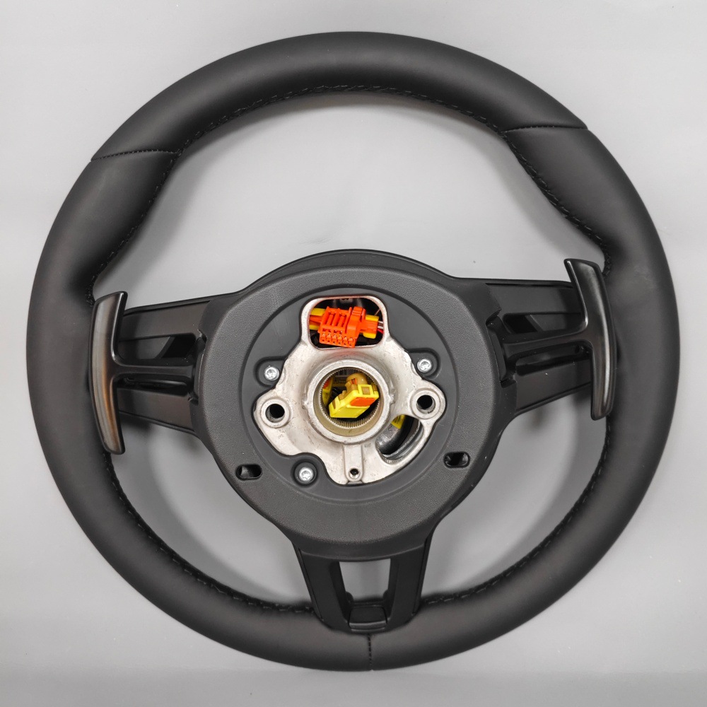 Rivet-style steering wheel suitable for Porsche 911, Cayenne, 718, Panamera, Cayman, Boxster installation and upgrade