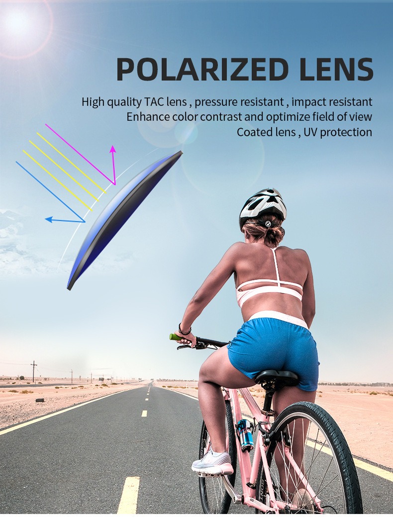 Casual Gradient Color PC UV400 Protection Biker Frameless Sports frame Sunglasses display picture 6