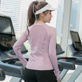 plus size yoga top women's autumn running fitness clothing quick-drying T-shirt fat mm200 kg loose sports breathable top