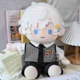 Комплект, хлопковая высококачественная сменная кукла для школьников, 40см, в корейском стиле, 40 см, детская одежда