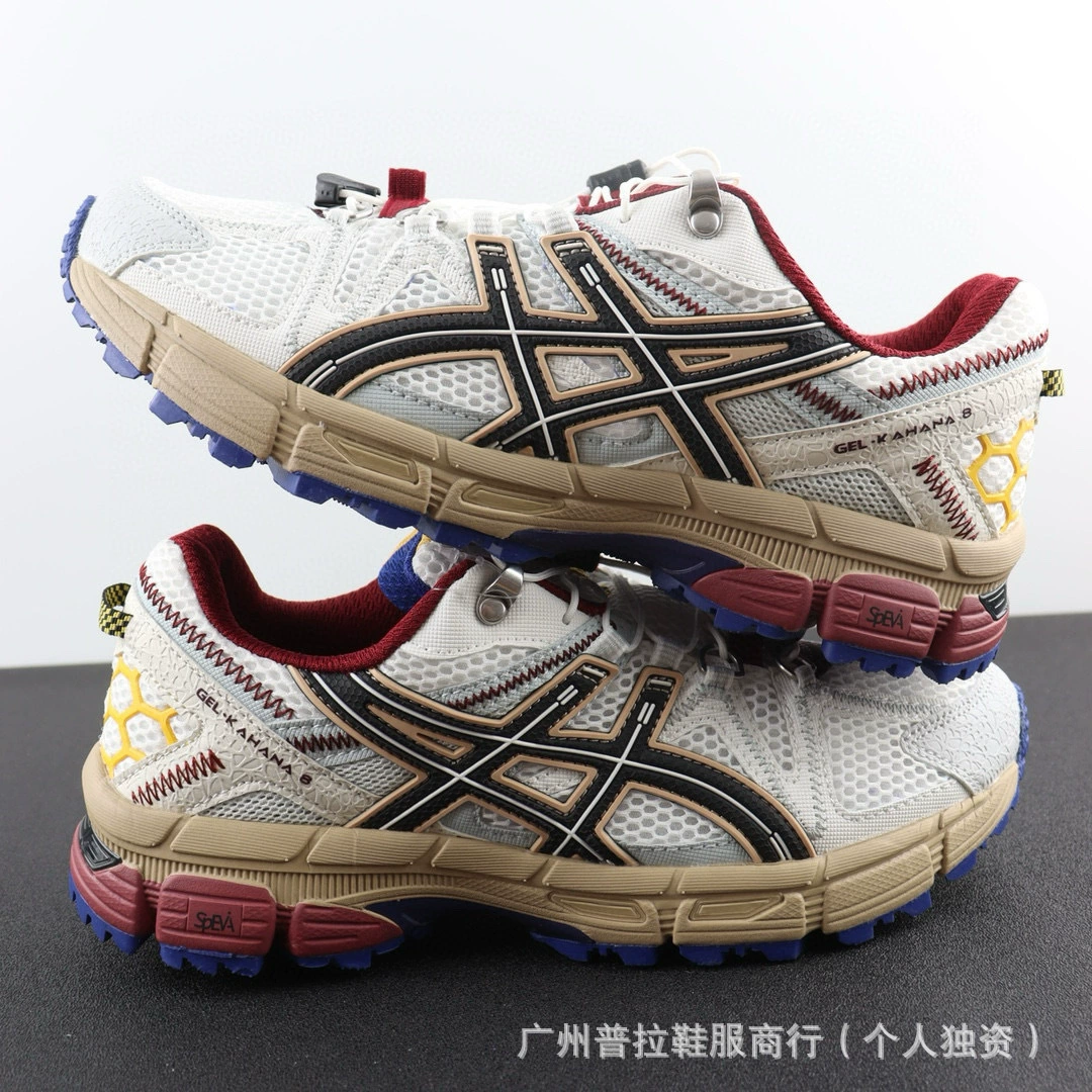 Putian Pure Original Asics Gel-Kahana 8 Sports Shoes for Men and Women, Shock-Absorbing, Non-Slip, Wear-Resistant, Mesh Breathable Running Shoes