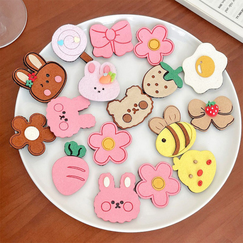 Cute Baby Hair Clip Children's Cartoon Velcro Girls' Bangs Hair Tidying Tool Infant Hair-sticking Hairpin Headwear