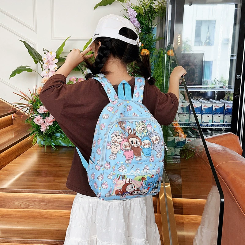 Cartoon school bag, cute card holder for early age, trend backpack for men and women for leisure, Amazon