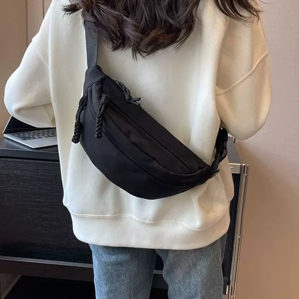 手机腰包男士胸包防水日系小挎包女轻便学生休闲运动ins风斜挎包