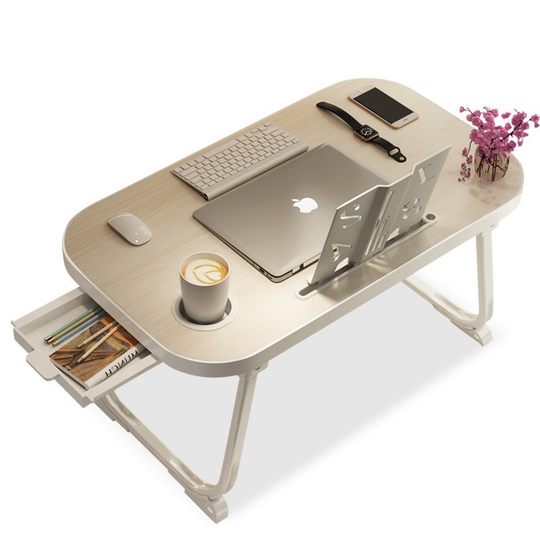 Bed Desk Folding Small Table Computer Desk Bed Lazy Student Dormitory Study Table Homework Bedroom Sitting