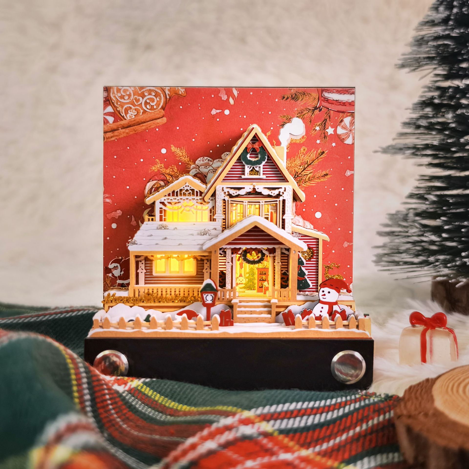 【Selección Premium】Bloc de Notas Adhesivas 3D Estilo Castillo Ruso, Modelo de Escultura de Papel TK, Regalo Transfronterizo para Hombres y Mujeres, Cumpleaños