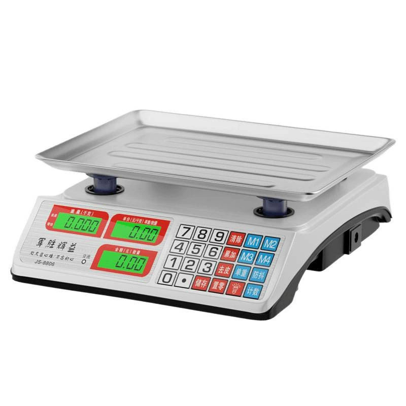 Electronic scales commercial small -scale business 30kg precision electronic called vegetable selling stall kitchen kitchen