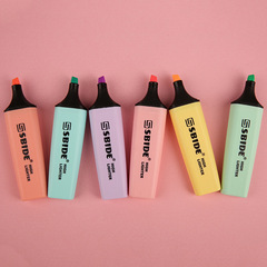 Macaron color fluorescent pens pastel color set student highlighter emphasis marking pens painting use fluorescent markers