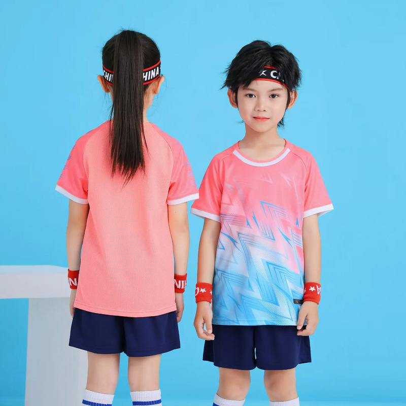 羽毛球服定制儿童成人训练营速干亲子套装印logo乒乓球排球服印制|undefined