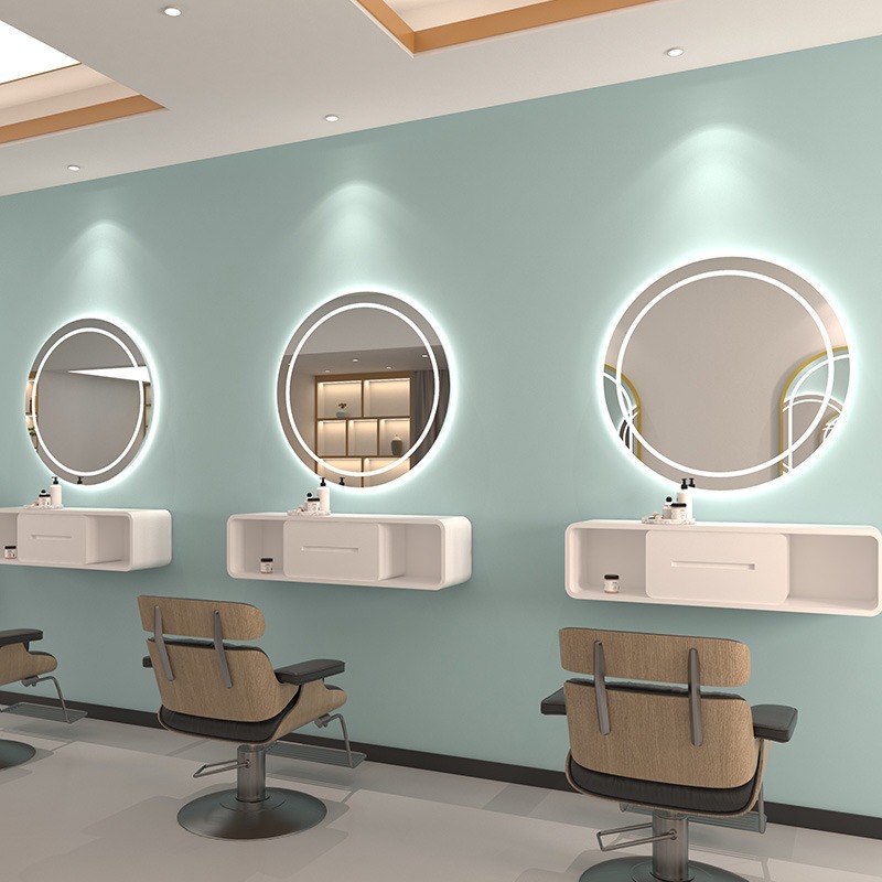 Espejo de corte de pelo de un solo lado, espejo de corte de pelo, espejo de corte de pelo simple, espejo de corte de pelo, pared, fábrica de salón de pelo