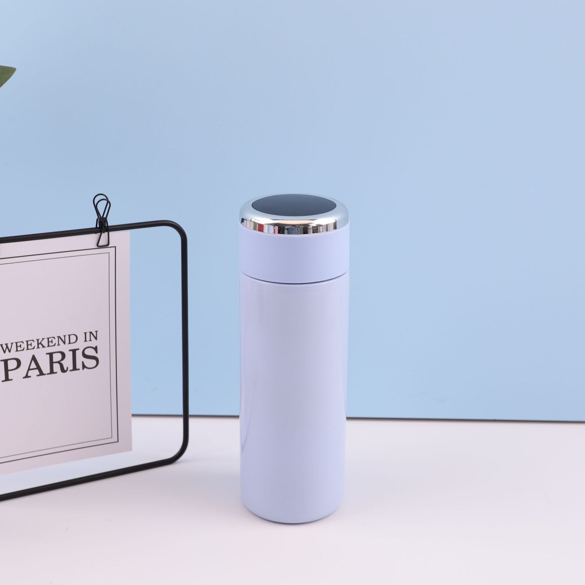 Medición de temperatura inteligente 304 taza de aislamiento de acero inoxidable gradiente taza de acompañamiento taza de temperatura doméstica taza de agua portátil directa