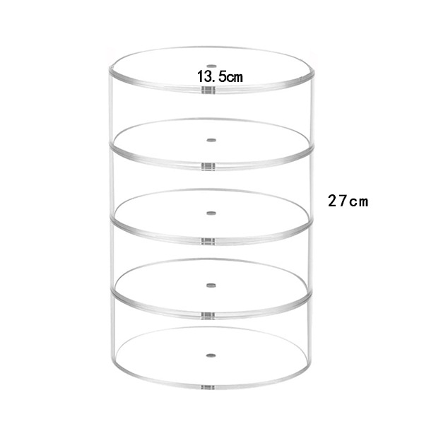 둥근 상자 4개의 층