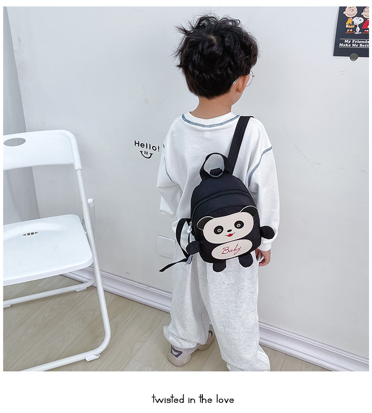 Kindergarten schoolbag for children, boys and girls, 1-3-5 years old, anti-wandering rope, cute frog, double-shoulder baby small backpack undefined