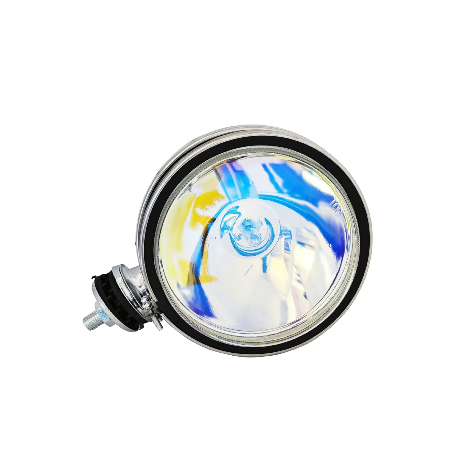 Trailer Work Light | Che Gong Fog lamp - sy615d-electroplated-lamp-housing-colored-glass-12v