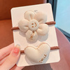 Children's high quality durable cute hair rope, hair accessory, flowered